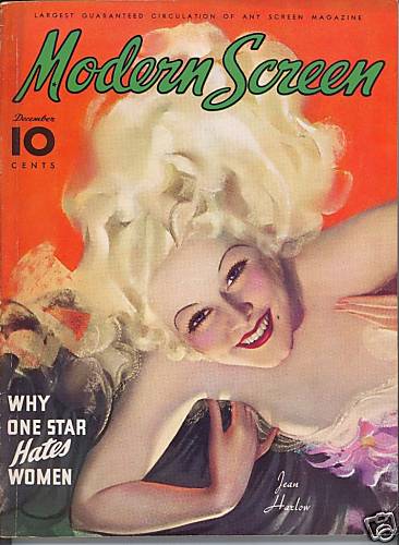 MODERN SCREEN magazine cover Issue 49 December 1934